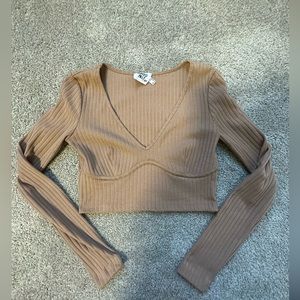 Princess Polly Cropped Long Sleeve
